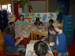 Een impressie van de knutselmiddagen